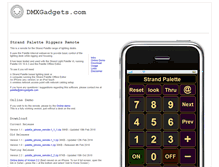 Tablet Screenshot of dmxgadgets.com